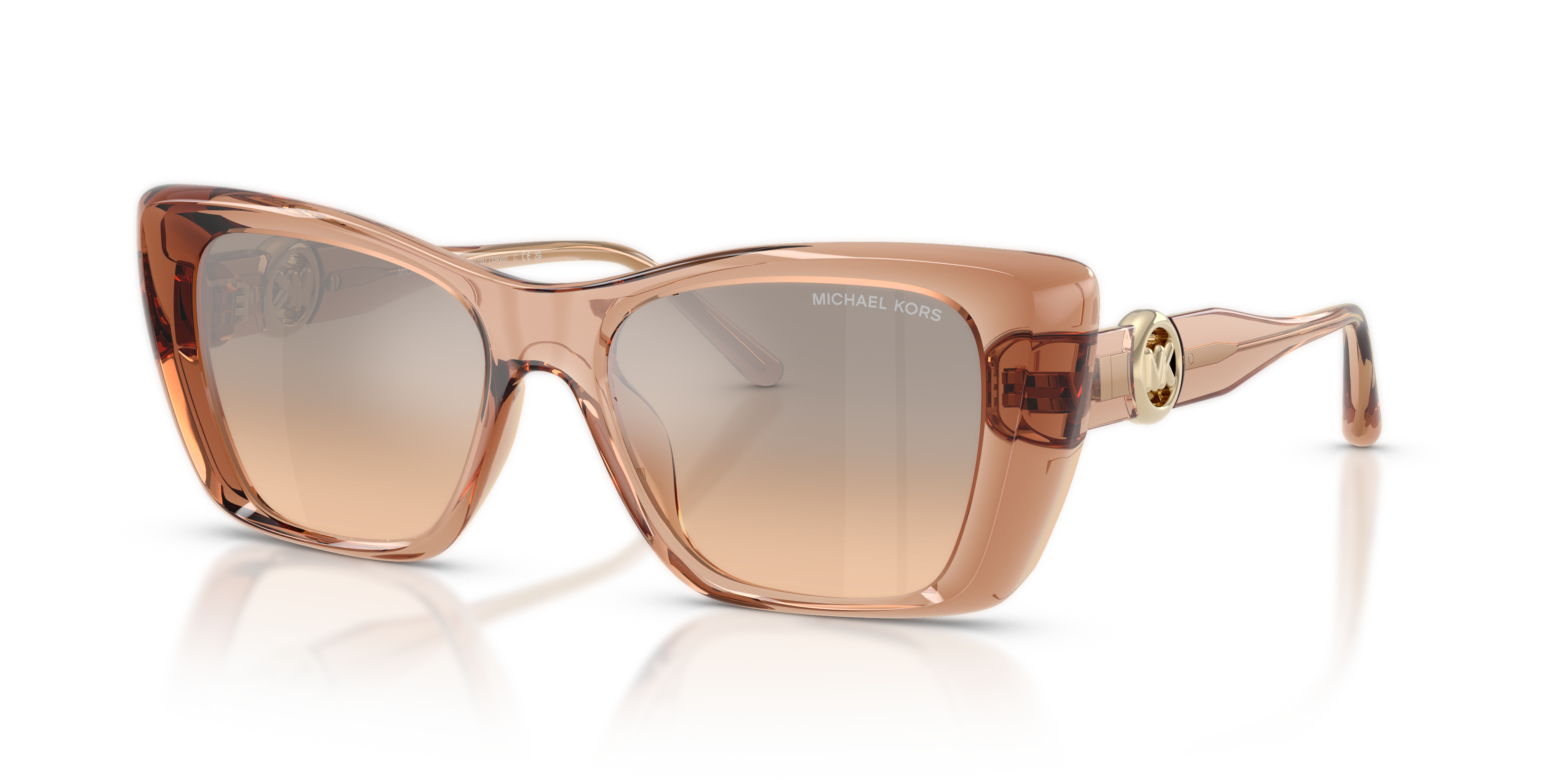 Michael Kors Tokyo S (53 - 17) with Silver lenses and Brown frame