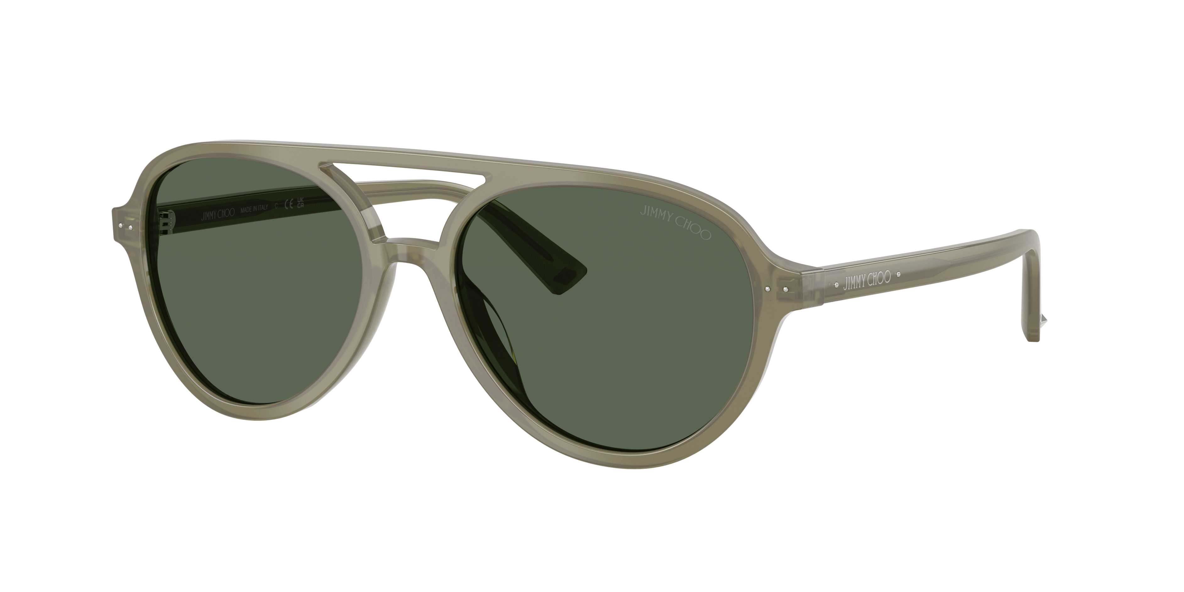 Jimmy Choo Woman Sunglass JC5055U -  Frame color: Opaline Green, Lens color: Dark Green