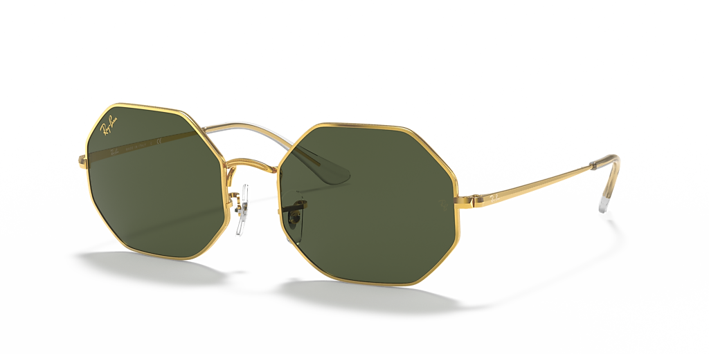 Ray-Ban RB1972 Octagon 1972 L (54 19) with Green lenses and Gold