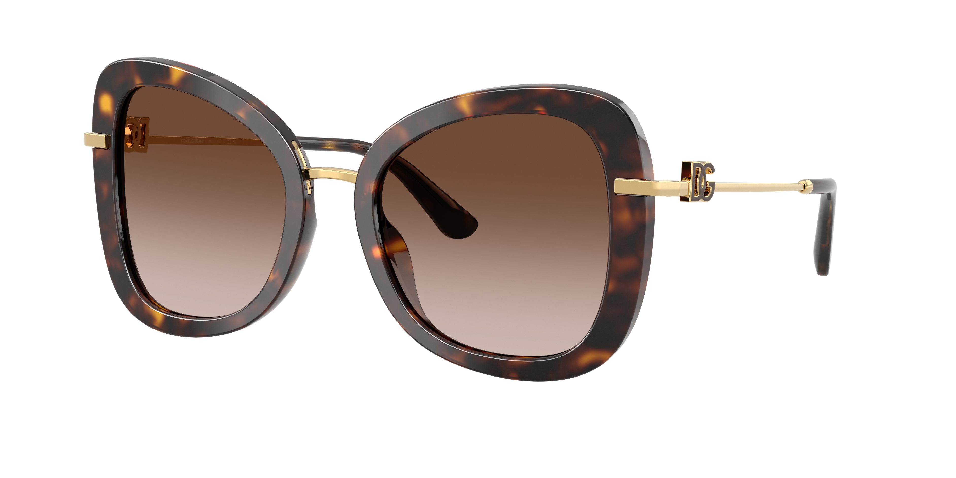 Dolce&Gabbana Woman Sunglass DG4535 -  Frame color: Havana, Lens color: Brown Gradient