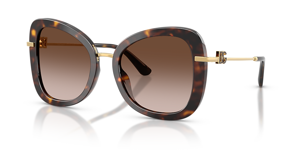 Dolce&Gabbana DG4535 XXL (53 - 21) with Brown lenses and Tortoise