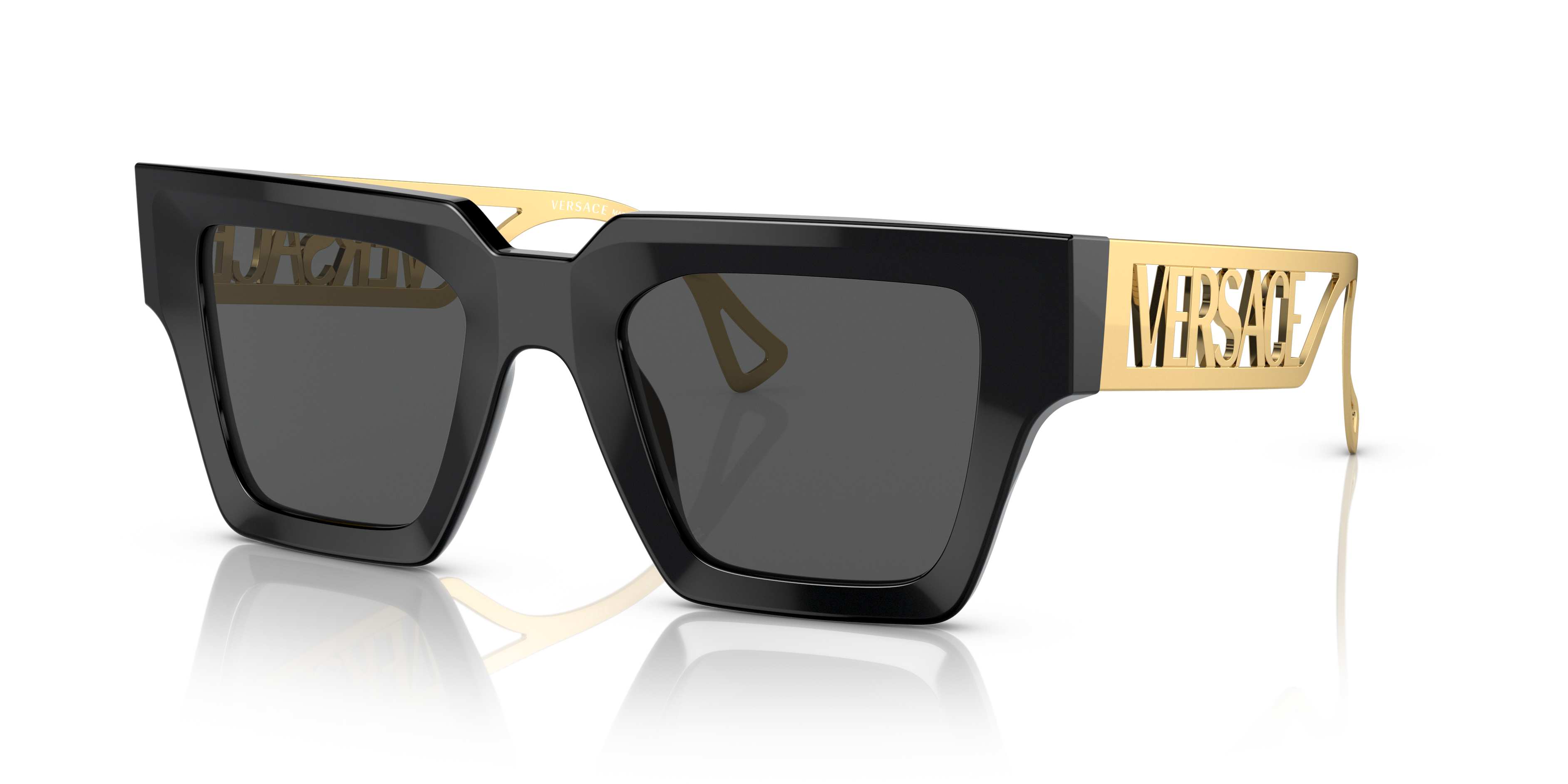 Versace VE4431F XL (50 - 22) with Grey lenses and Black