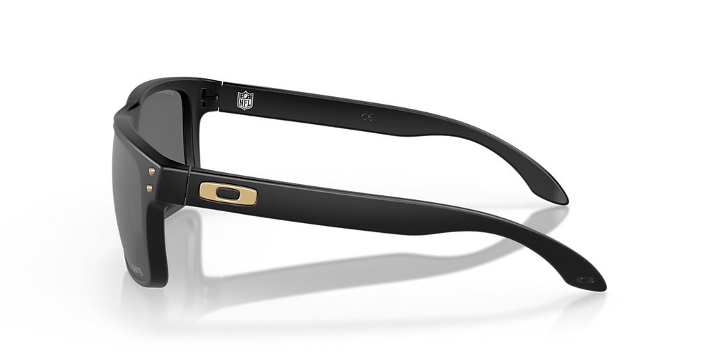 OAKLEY OO9102 New Orleans Saints Holbrook Matte Black - Men Sunglasses, Prizm Black Lens