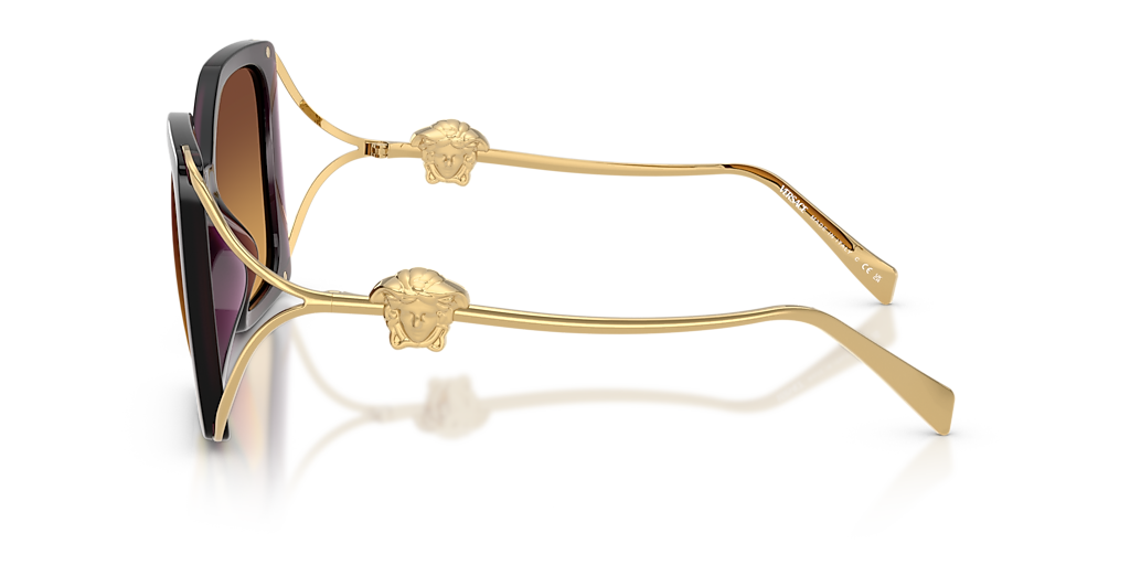 Versace VE4502U XXL (58 - 16) with Yellow lenses and Violet frame