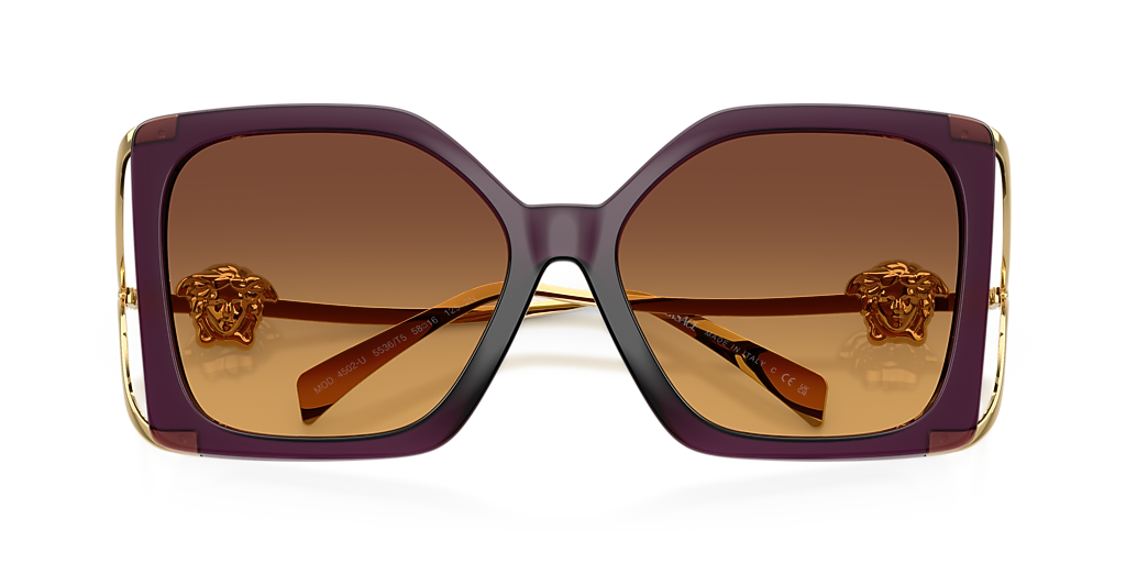 Versace VE4502U XXL (58 - 16) with Yellow lenses and Violet 