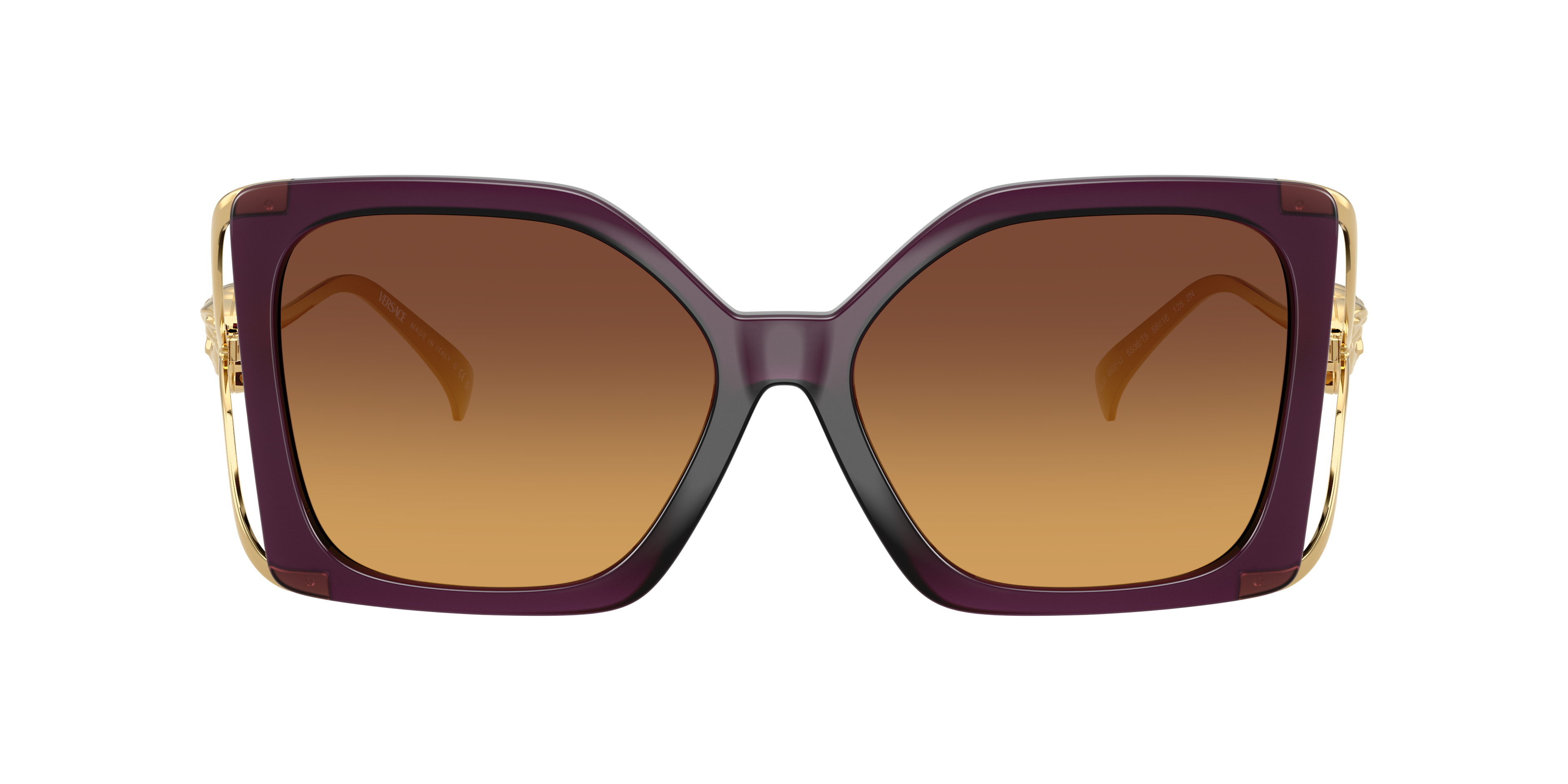 Versace VE4502U XXL (58 - 16) with Yellow lenses and Violet frame