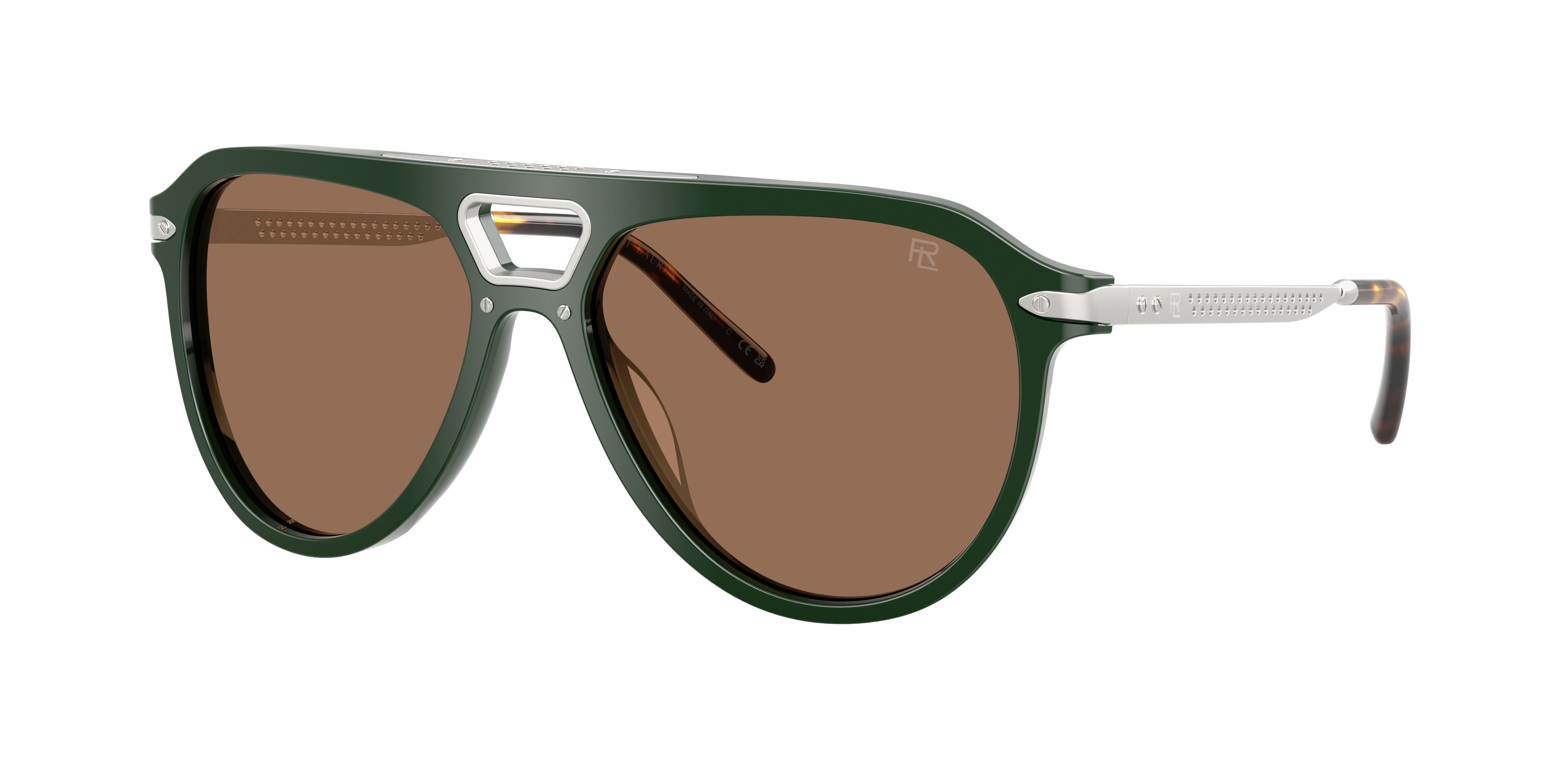 Ralph Lauren Man Sunglass RL8228U -  Frame color: Forest Green, Lens color: Brown