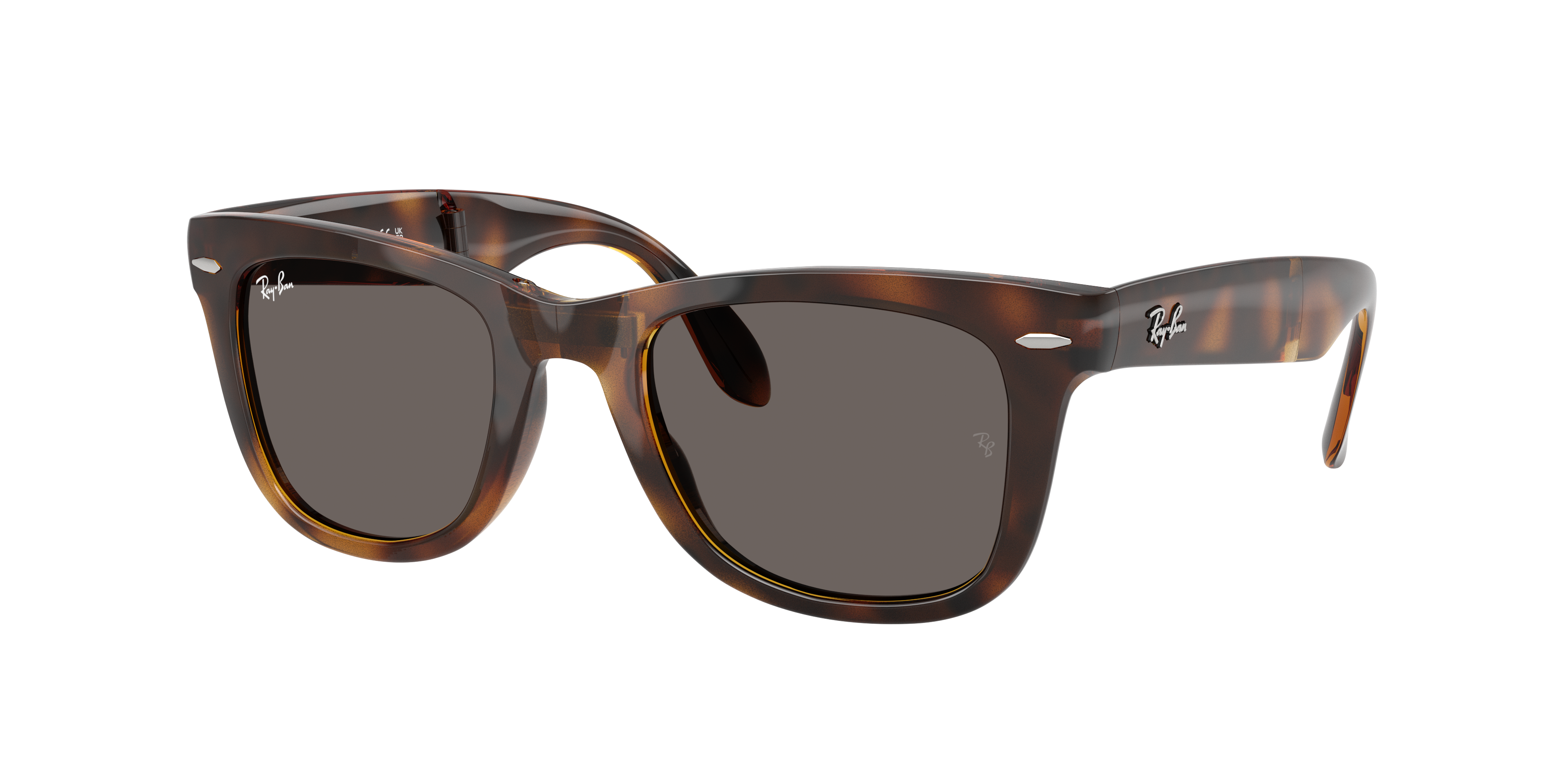 Ray-Ban Wayfarer Folding Classic L (50 - 22) with Grey lenses and