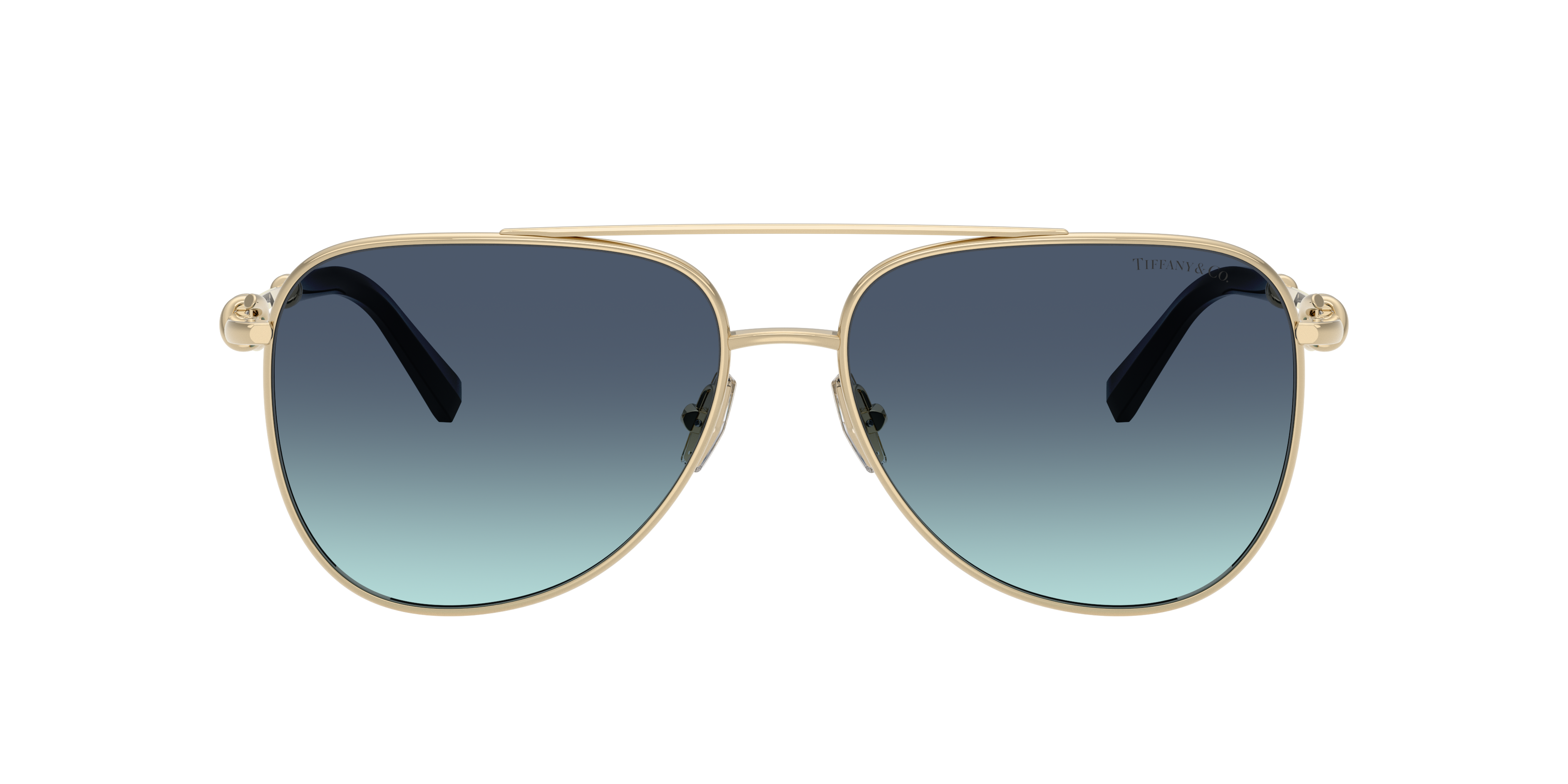 Tiffany & Co. TF3116 XL (59 - 15) with Blue lenses and Gold frame