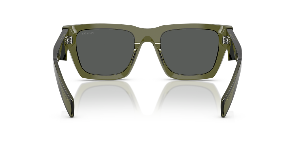 PRADA PR A06S Talc - Men Luxury Sunglasses, Dark Grey Lens