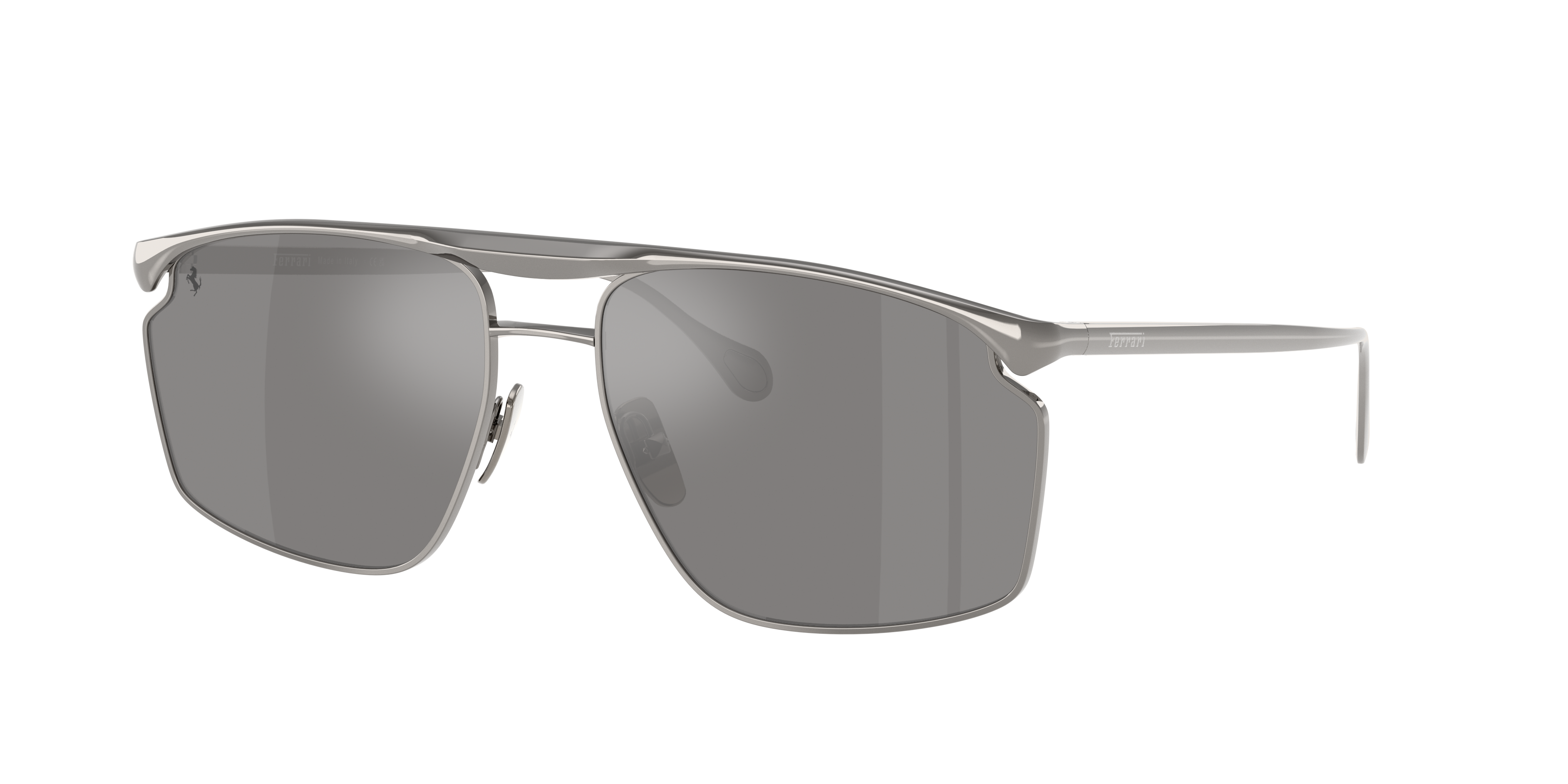 Ferrari Man Sunglass FH1017 -  Frame color: Gunmetal, Lens color: Mirror Silver