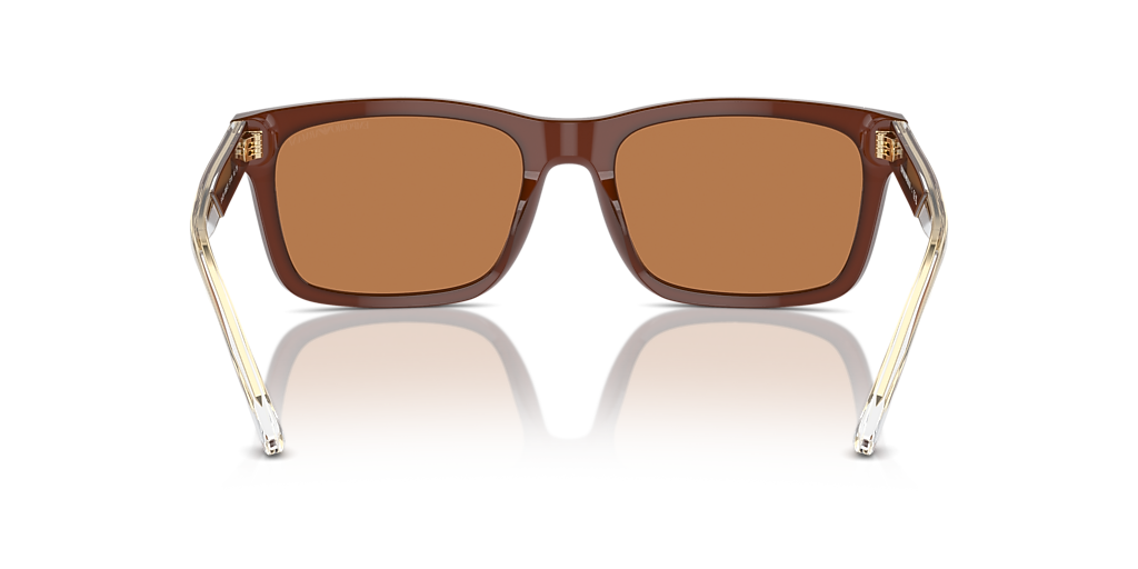 Emporio Armani Tortoiseshell Frame Sunglasses with Brown Lenses ARMANI Vintage Sunglasses Tortoise Brown 055 Oversize  main image 4