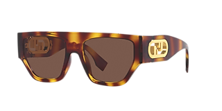 メガネ FENDI FW25 Maison Fendi - FE50078I - 069 (FE50078I 069) Fendi FE50025I F Lock Frames in Grey – Designer Daydream