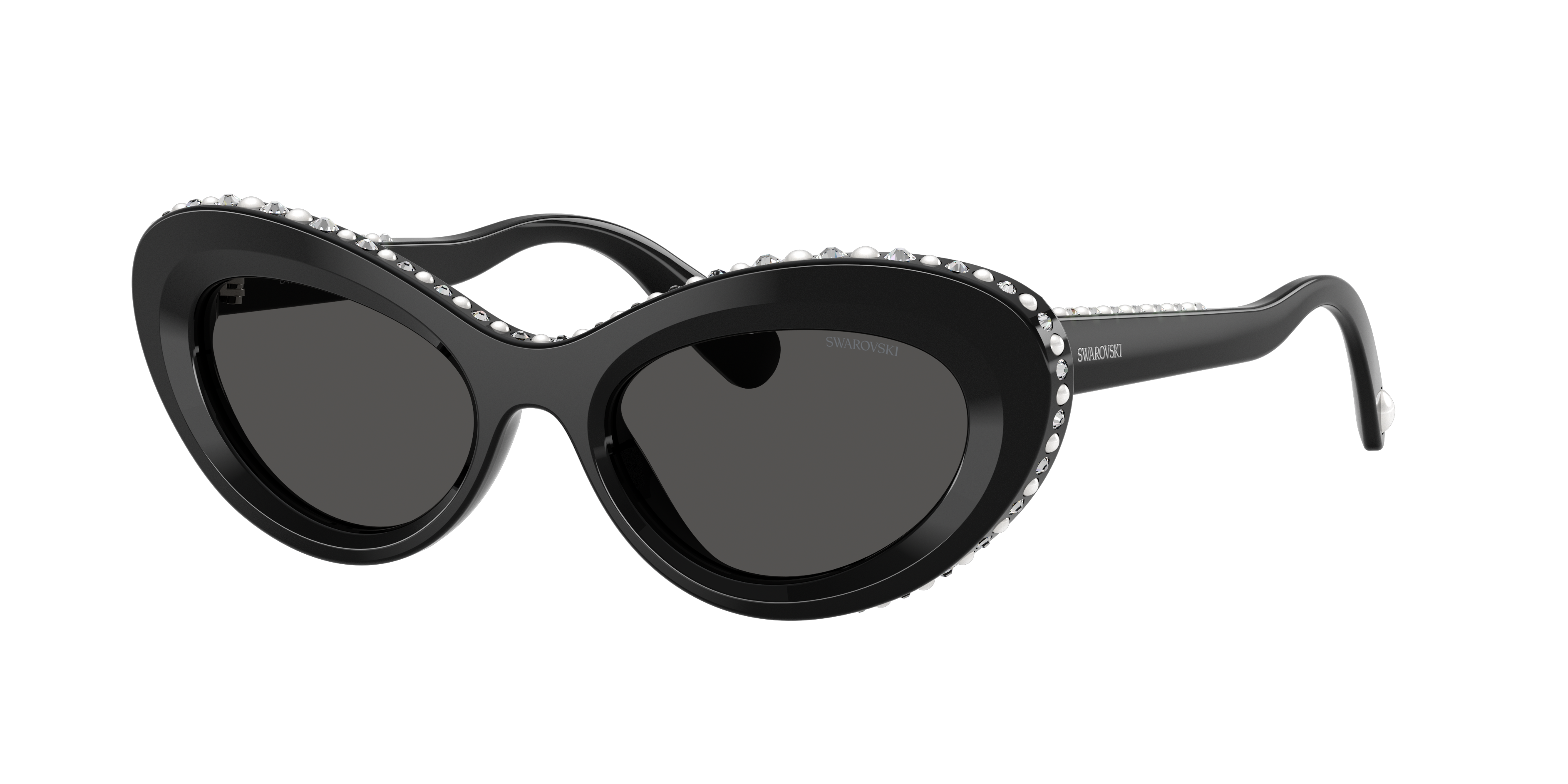 Swarovski SK6061U S (51 - 19) with Grey lenses and Black frame