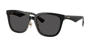 Burberry BE4454F M (51 - 19) with Grey lenses and Black frame