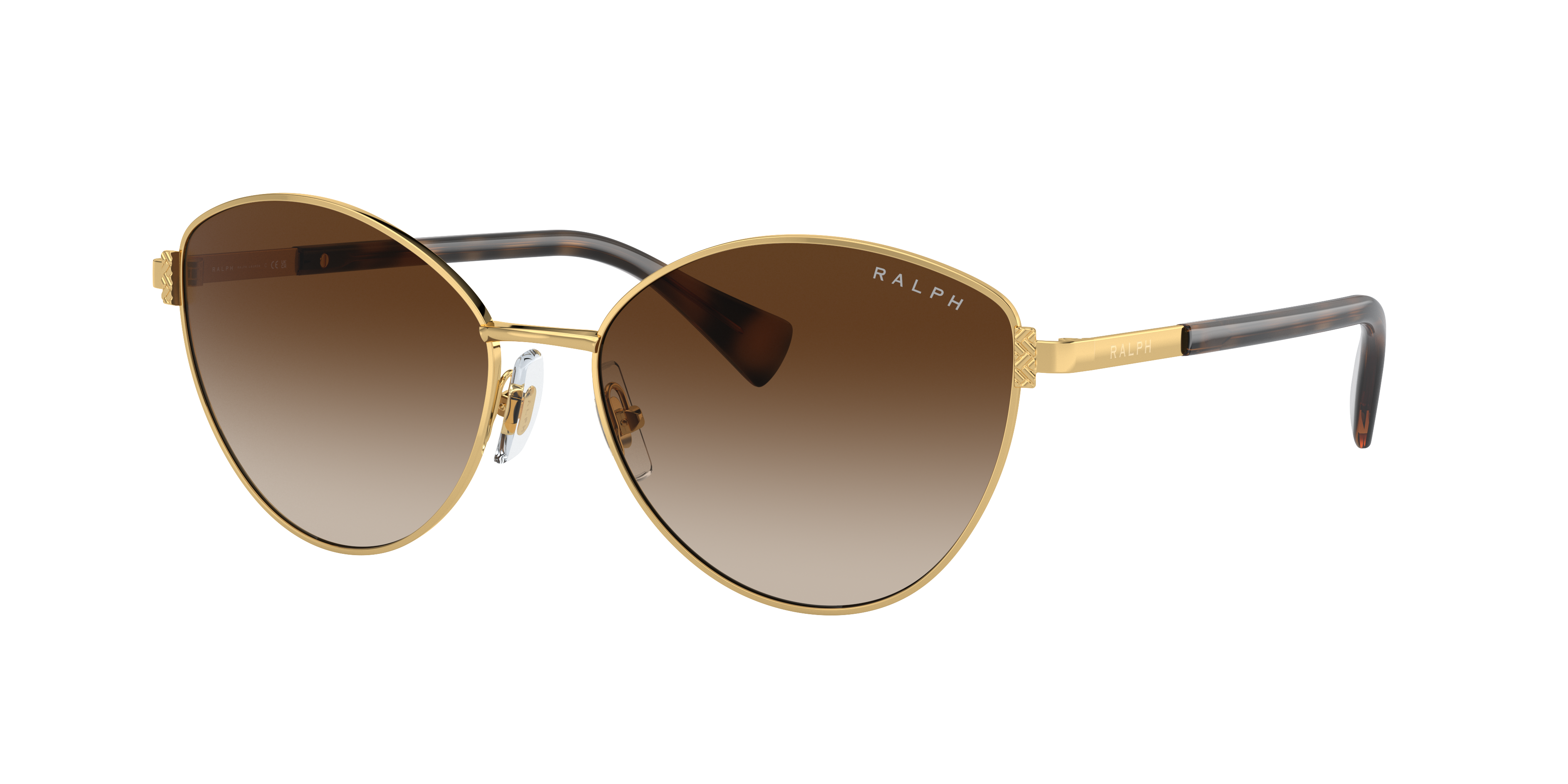 Ralph RA4145 L (57 - 16) with Brown lenses and Gold frame