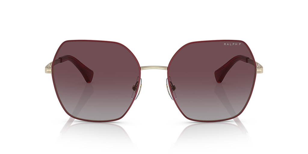 Rayannna（オラフ) Ralph RA4138 XL (58 - 18) with Violet lenses and Red frame