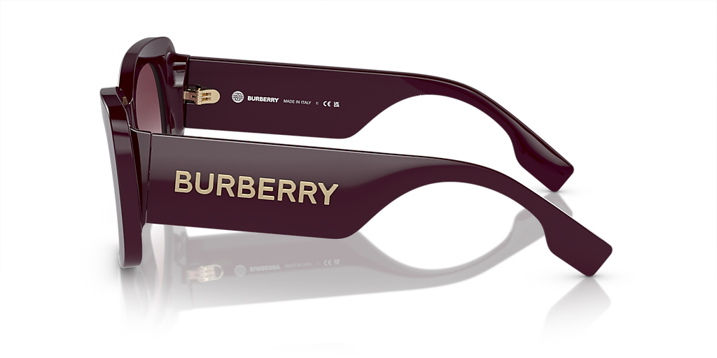 アメリカ通販ファッション Burberry BE4410 frame Red and lenses Violet with 18) - (52 S アクセサリー