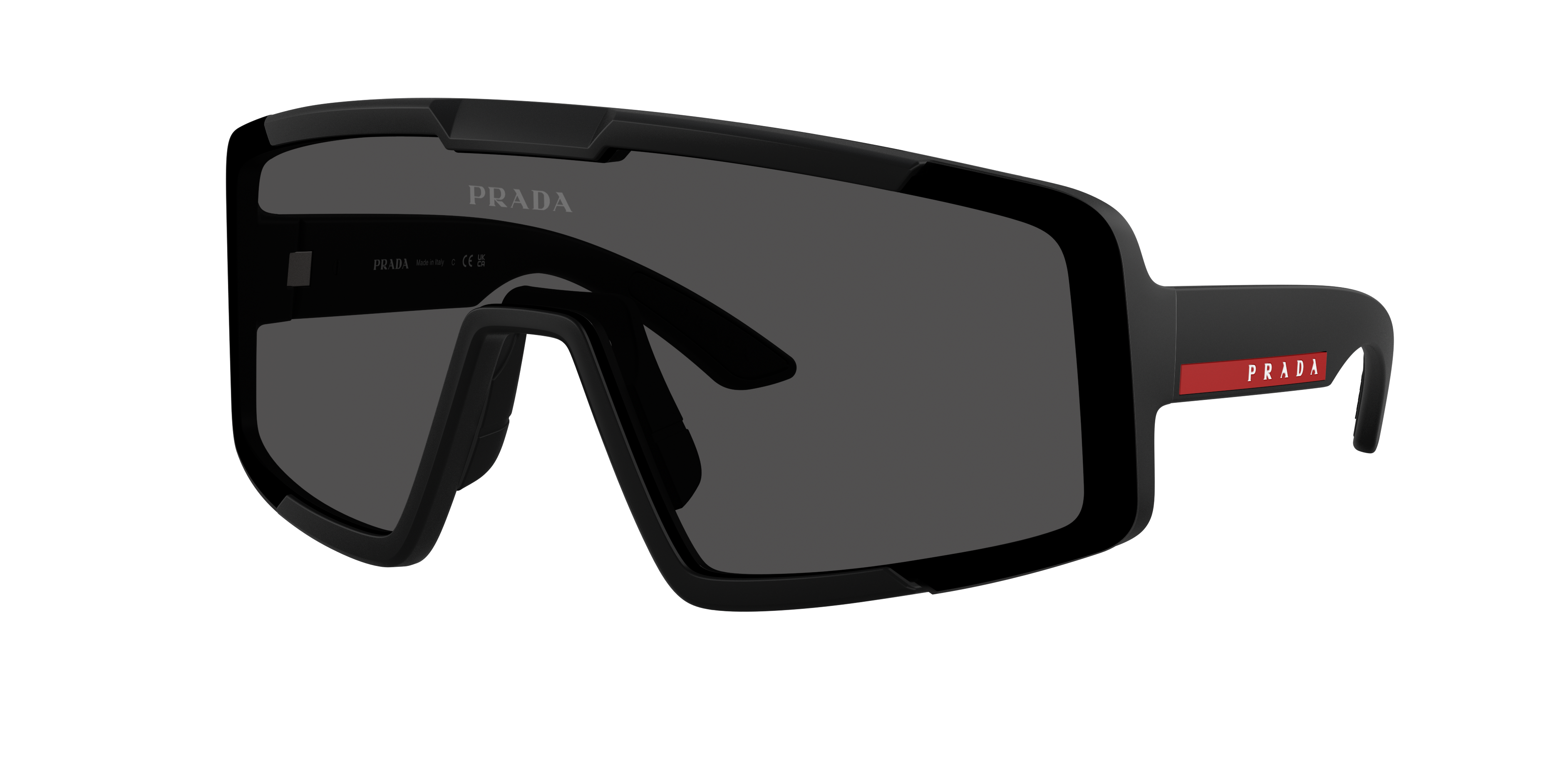 Prada Linea Rossa PS B07S L (0 - 144) with Grey lenses and Black