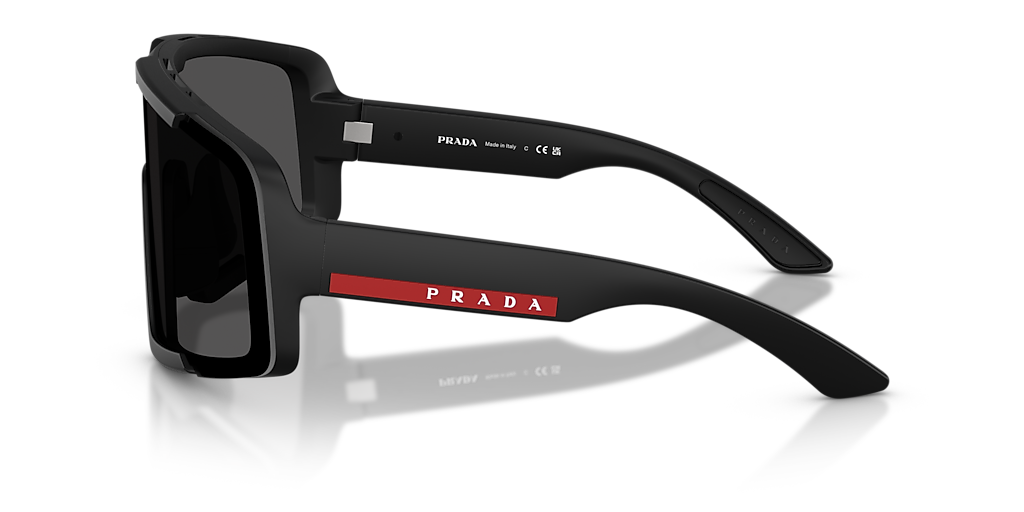 PRADA LINEA ROSSA PS B07S Matte Black - Men Sunglasses, Dark Grey Lens