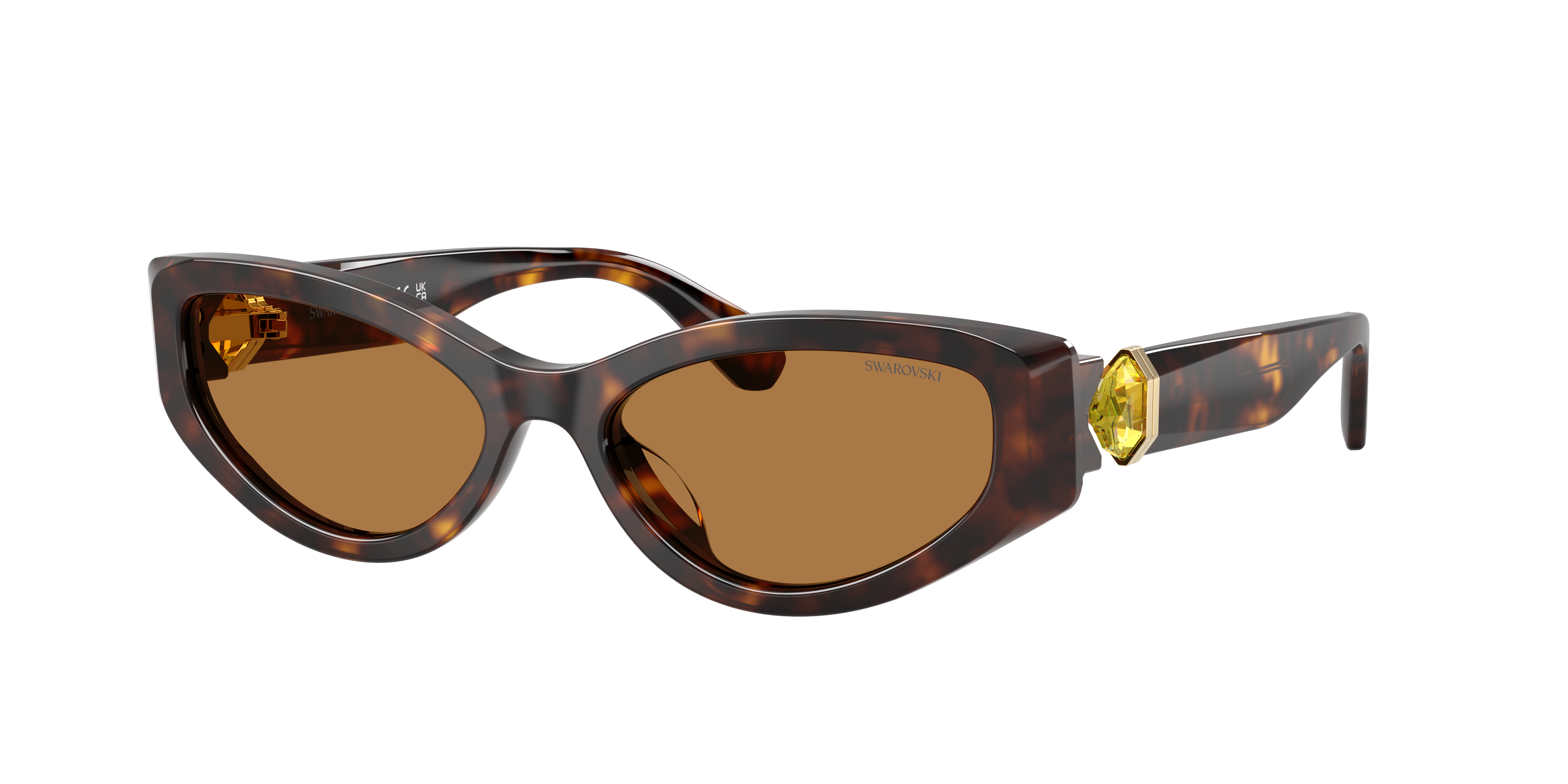 Swarovski Woman Sunglass SK6045U -  Frame color: Havana, Lens color: Bronze