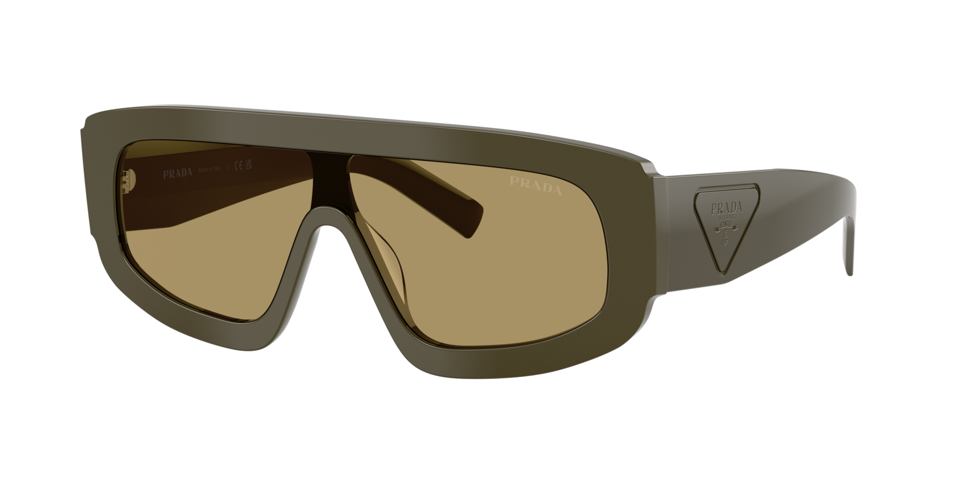 Prada Man Sunglass PR D10S -  Frame color: Laurel, Lens color: Green Olive