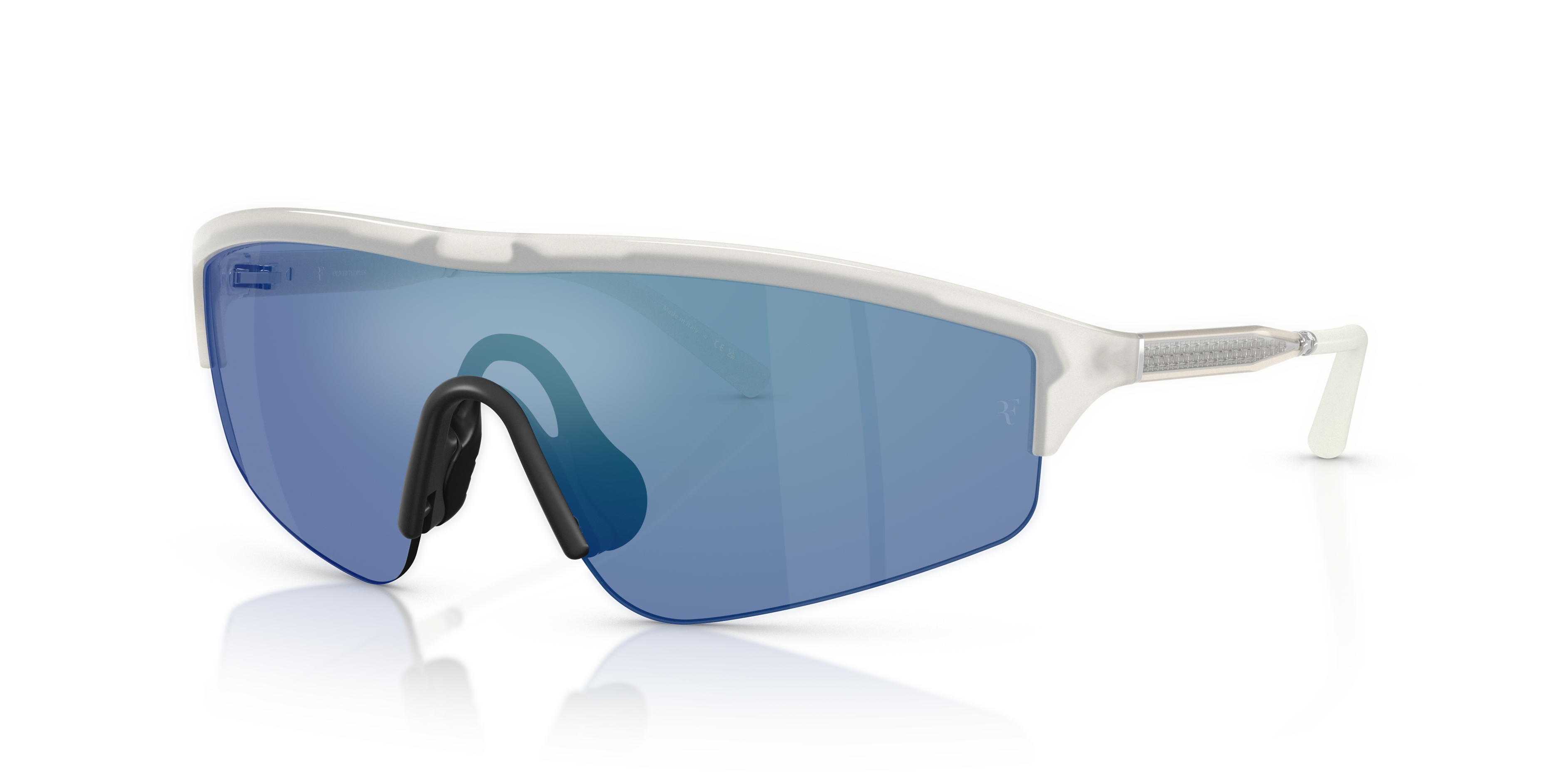 Oliver Peoples OV5560S R-7 L (0 - 136) with Blue lenses and White