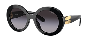 miu miu MU11 ブラックサングラス ケース付き 極美品 miu miu ブラック サングラス ケース付き - メルカリ