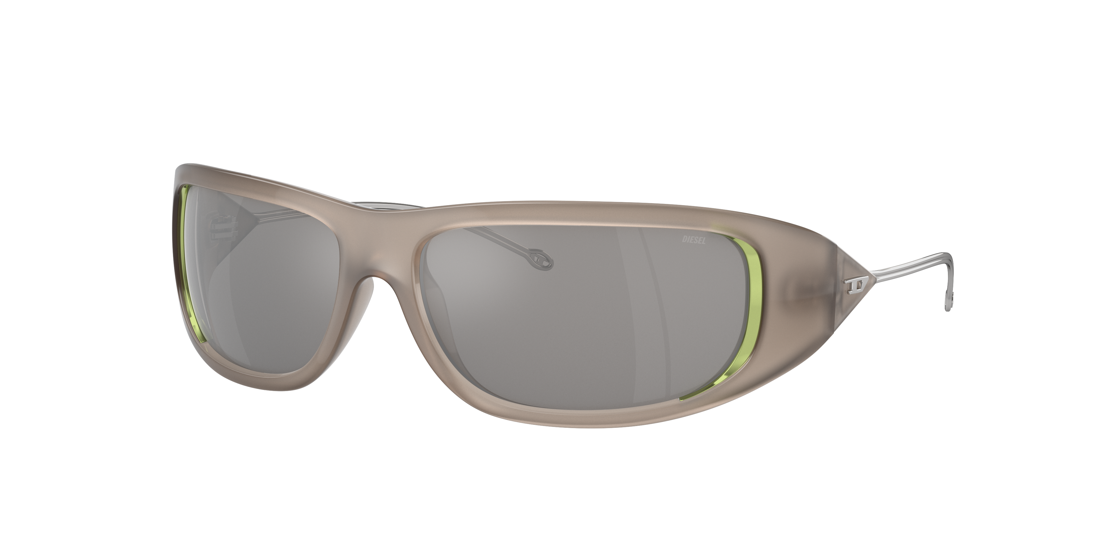 Diesel Unisex Sunglass Dl3001 In Mirror Grey