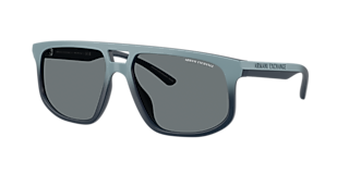 Armani Exchange AX4145S XXL (57 - 19) with Grey lenses and Black