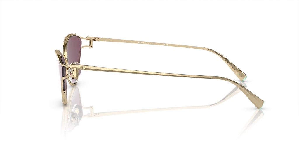 Tiffany & Co. TF3095 XXL (61 - 16) with Pink lenses and Gold