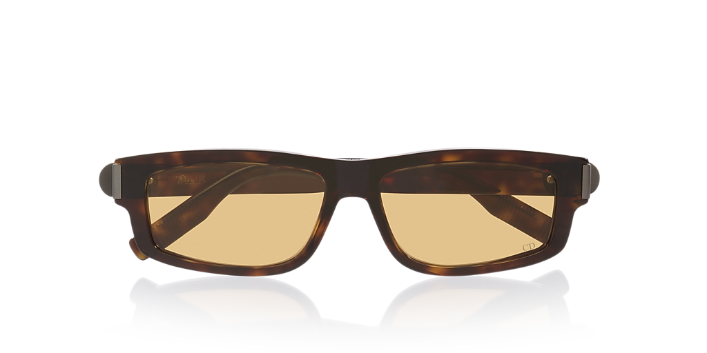 DIOR CDICON S2I S (55 - 15) with Yellow lenses and Tortoise  display picture 3