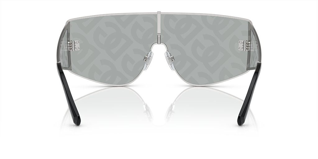 DOLCE&GABBANA DG2305 Silver - Men Luxury Sunglasses, Silver Lens
