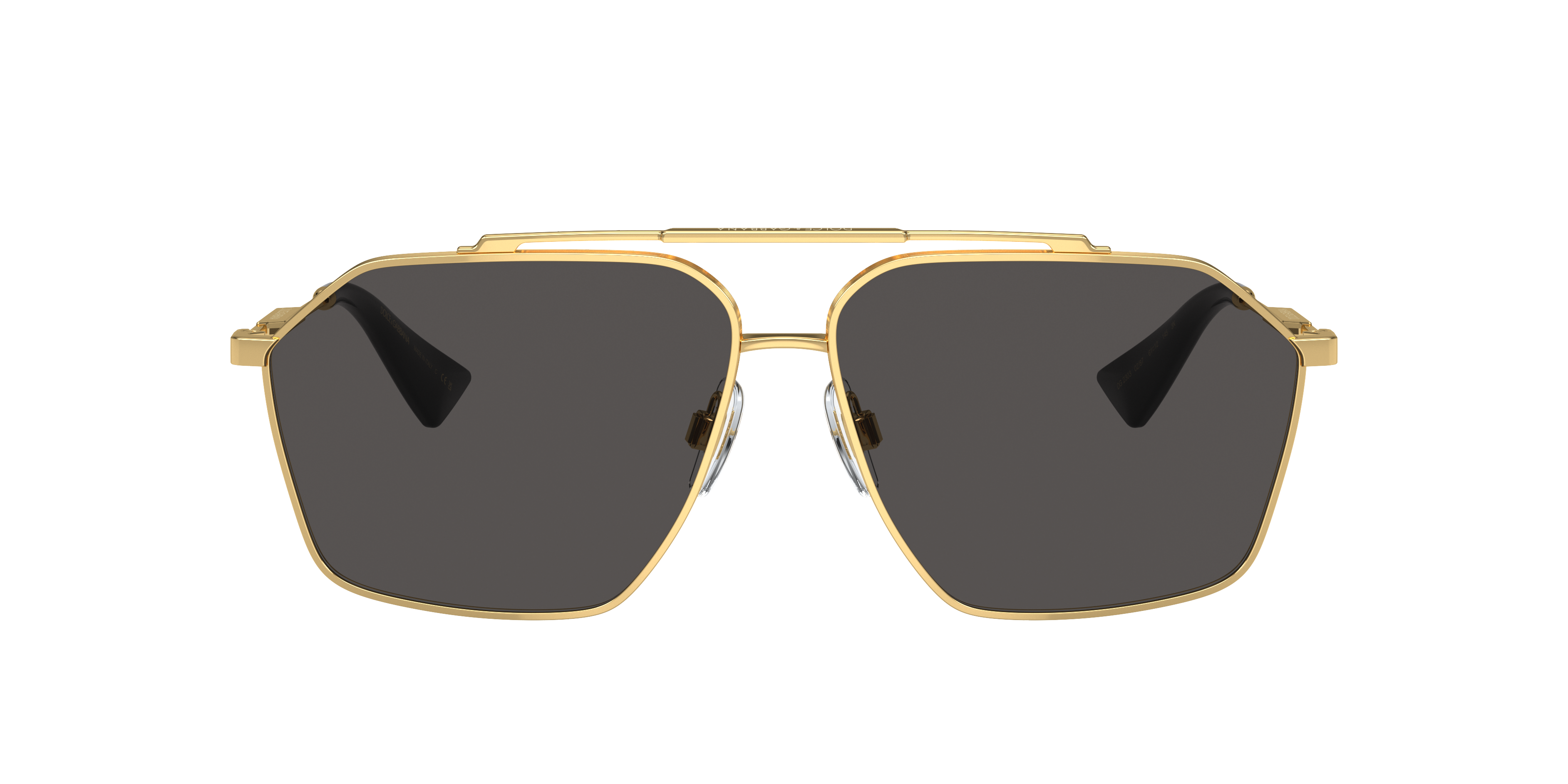 Dolce&Gabbana DG2303 XL (61 - 12) with Grey lenses and Gold frame