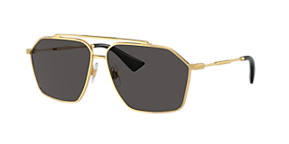 Dolce&Gabbana DG2303 XL (61 - 12) with Grey lenses and Gold frame