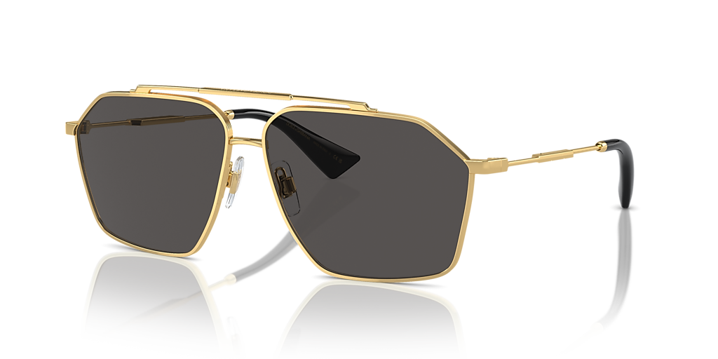 Dolce&Gabbana DG2303 XL (61 - 12) with Grey lenses and Gold frame