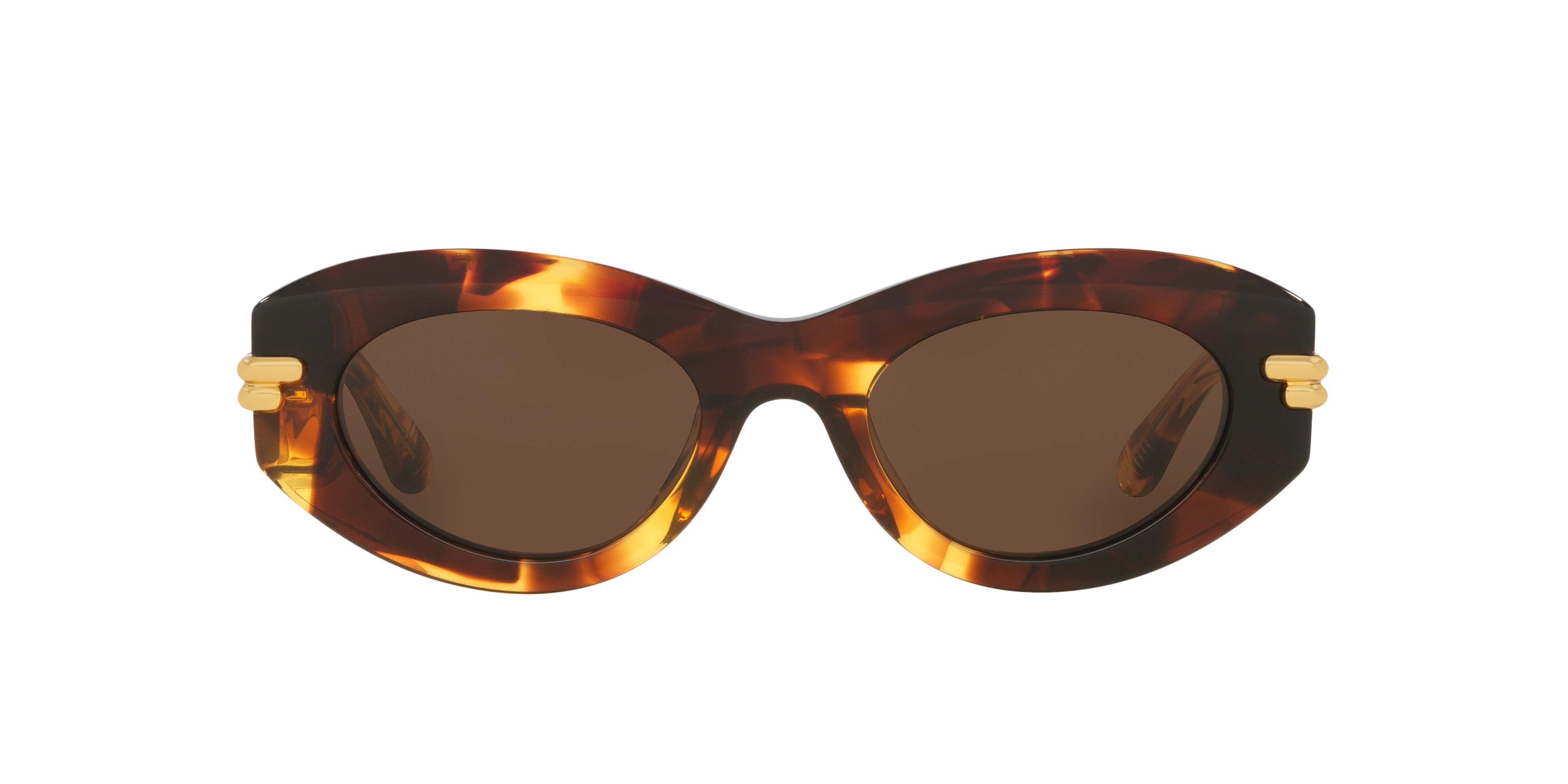 Bottega Veneta BV1322S M (51 - 21) with Brown lenses and