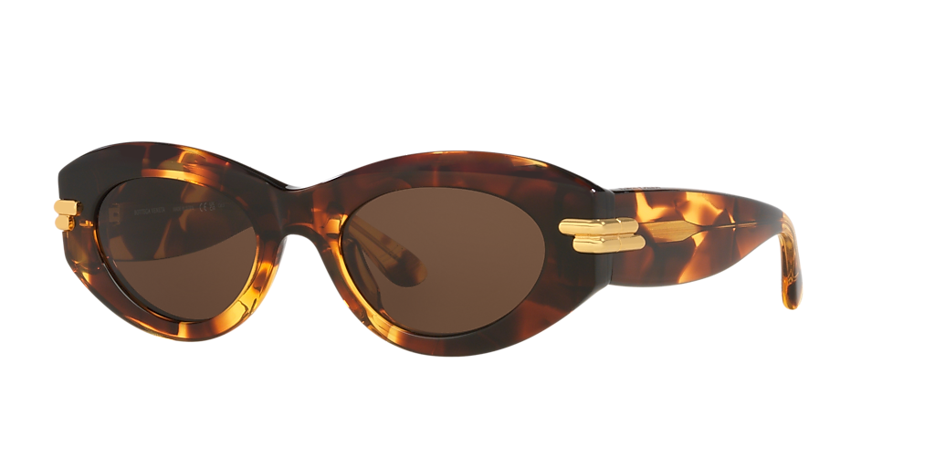 Bottega Veneta BV1322S M (51 - 21) with Brown lenses and