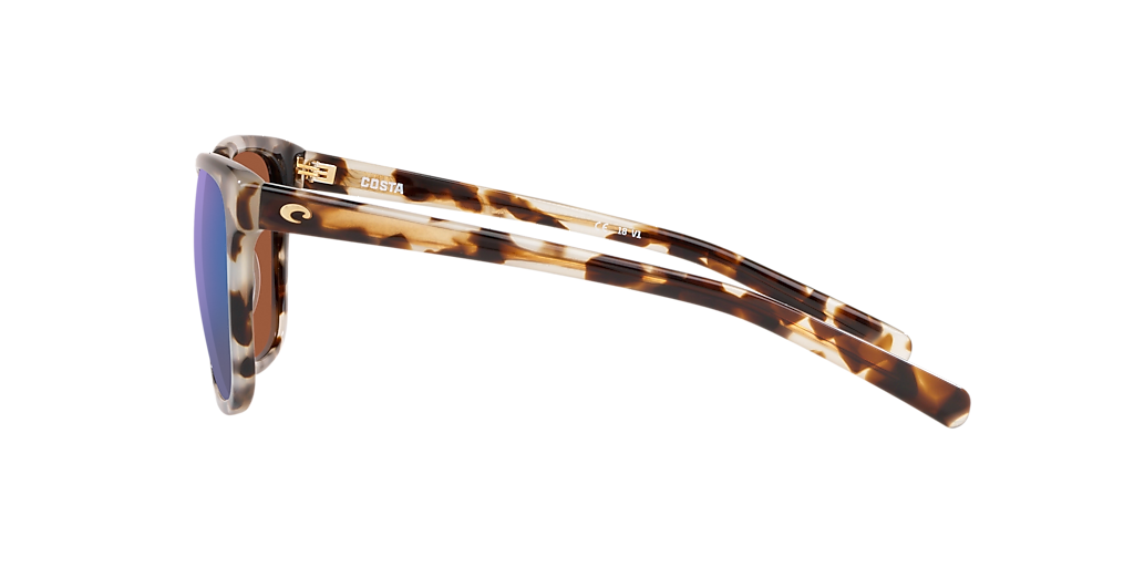 Costa 6S2009 May M (57 - 15) with Green lenses and Tortoise frame