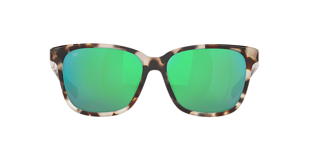 Costa 6S2009 May M (57 - 15) with Green lenses and Tortoise frame