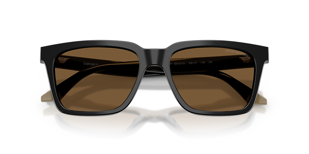 Emporio Armani EA4260 M (55 - 17) with Brown lenses and Black