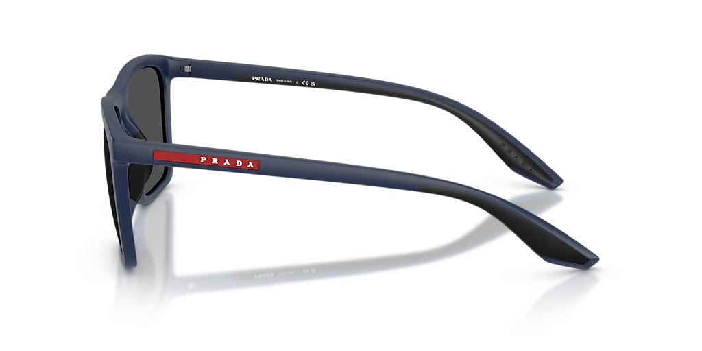 PRADA LINEA ROSSA PS B08S Matte Blue - Men Sunglasses, Dark Grey Lens