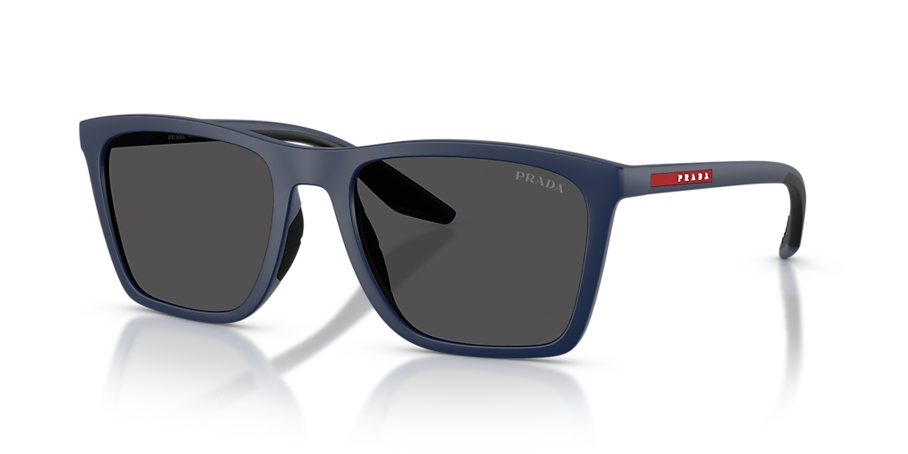 Prada Linea Rossa PS B08S XXL (56 - 19) with Grey lenses and Blue