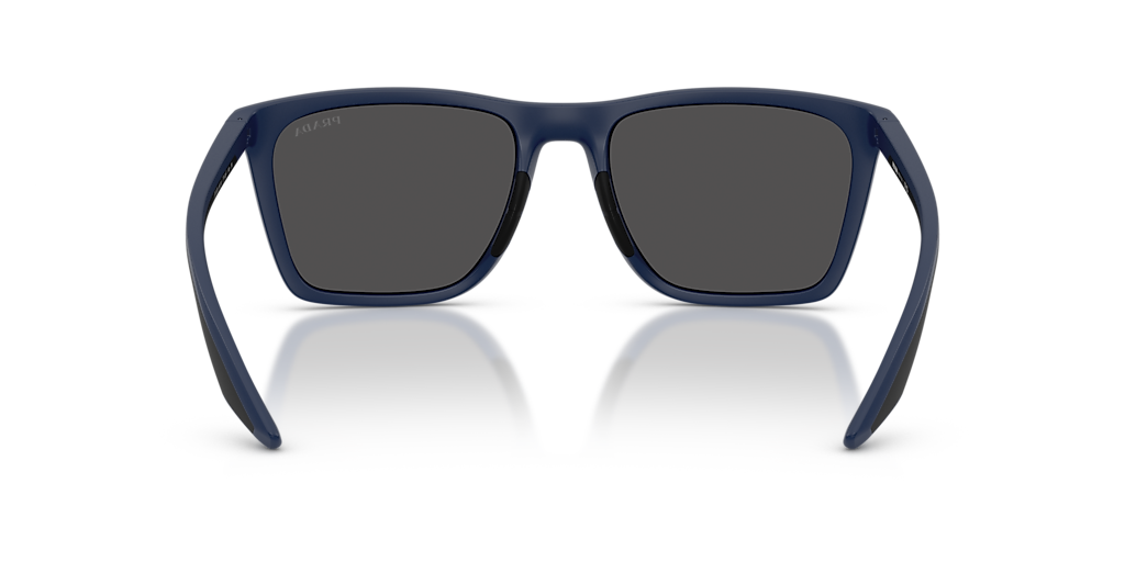 PRADA LINEA ROSSA PS B08S Matte Blue - Men Sunglasses, Dark Grey Lens