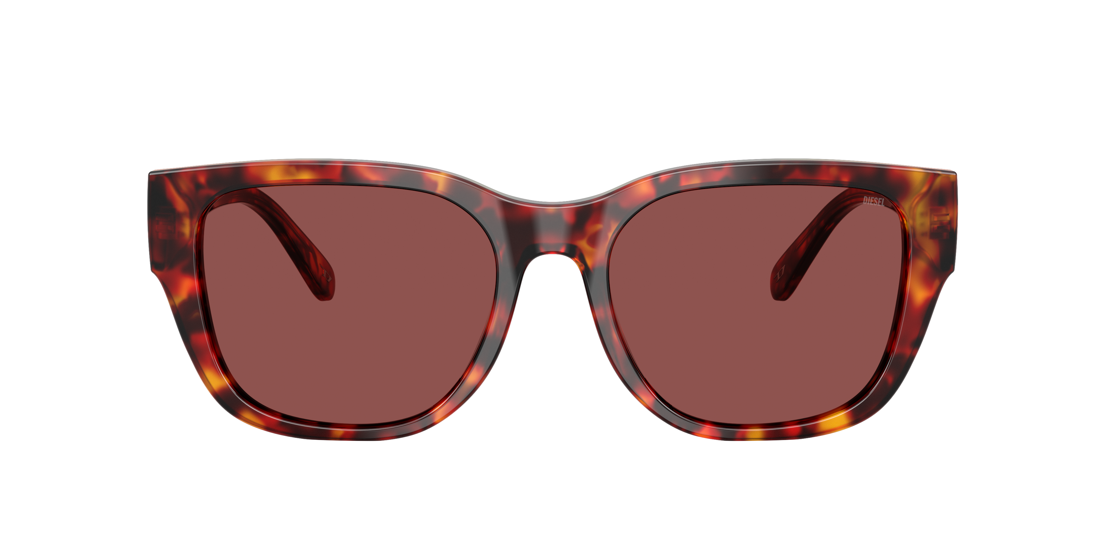 Diesel Unisex Sunglass Dl2005 In Dark Violet,red