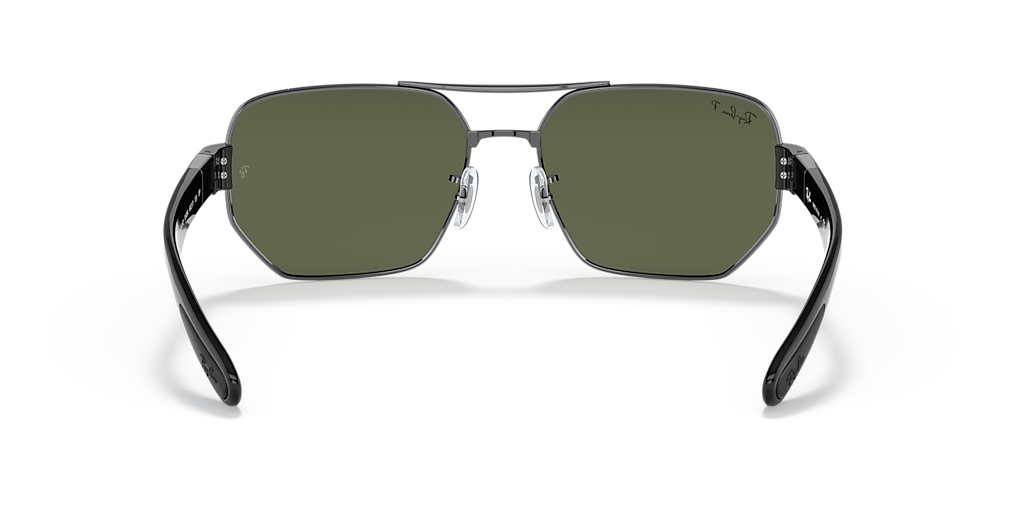 Ray-Ban RB3672 XL (60 - 17) with Green lenses and Grey frame