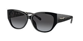 Coach HC8379U CL920 M (54 - 19) with Grey lenses and Grey  display picture 2