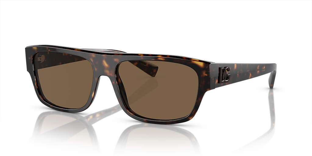Dolce&Gabbana DG4455 M (57 - 16) with Brown lenses and Tortoise