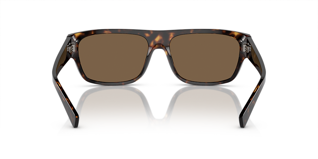 DOLCE&GABBANA DG4455 Havana - Men Luxury Sunglasses, Dark Brown Lens
