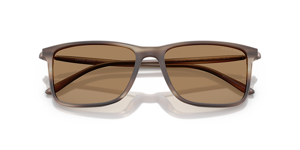 Giorgio Armani AR8218 XXL (56 - 17) with Brown lenses and Brown
